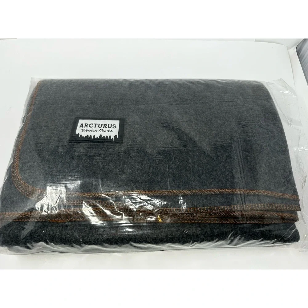 Acturus Essential Wool Blanket Military Gray Outdoors Camping Brand New